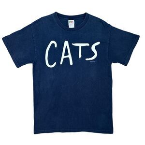 Vintage Fruit of the Loom 1981 Cats The Musical Crew Neck Tee - Size Medium